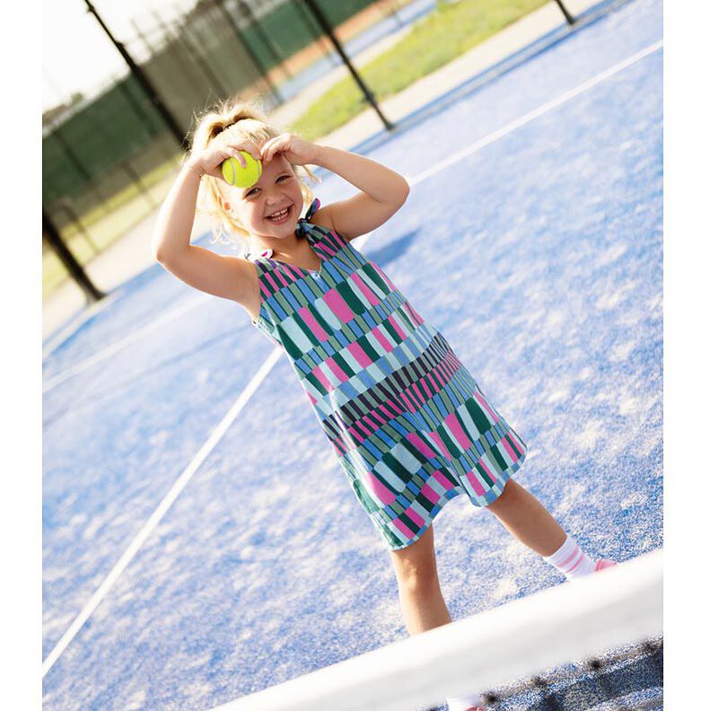 Směs bavlny a viskózy Divoké pruhy | Poppy Fabrics – rákosove zelená/pink,  image number 7