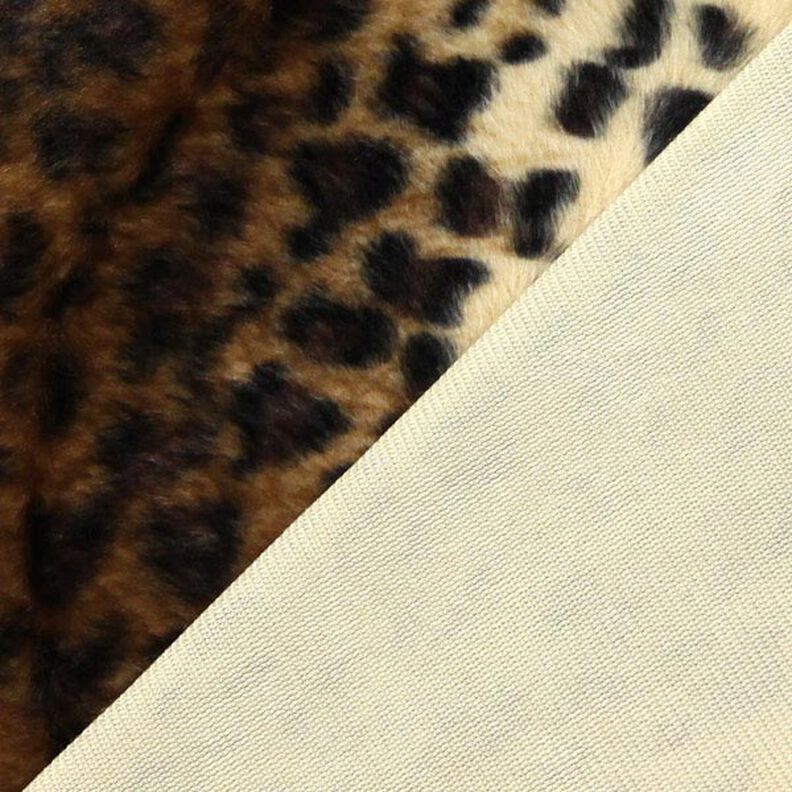 Imitace zvířecí kůže leopard – béžová, image number 3