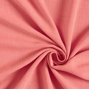 Směs viskózy a lnu měkká – humrová | Zbytek 70cm, 