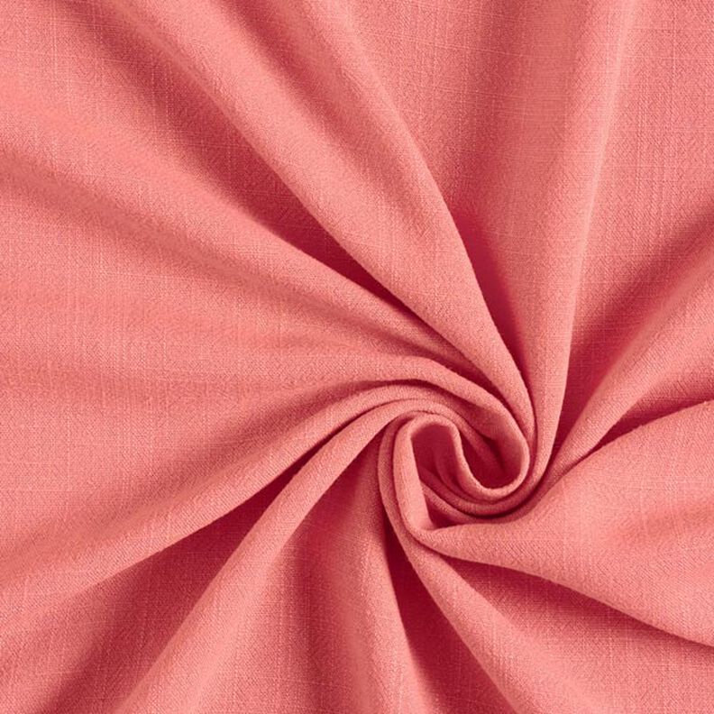 Směs viskózy a lnu měkká – humrová | Zbytek 70cm,  image number 1