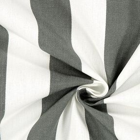 Látka na markýzy Toldo s proužky – bílá/šedá, 