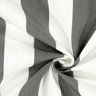 Látka na markýzy Toldo s proužky – bílá/šedá, 