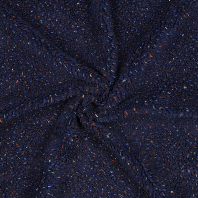 Plyš teddy Tvíd Melír | Poppy Fabrics – namornicka modr,  image number 3
