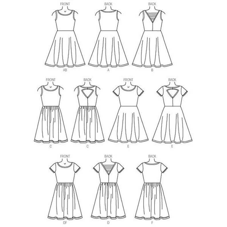 Dívčí šaty, McCalls 7079 | 128 - 152 | 140 - 158,  image number 11