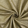 Lněný žerzej třpytivý melanž – khaki/zlatá metalická,  thumbnail number 4