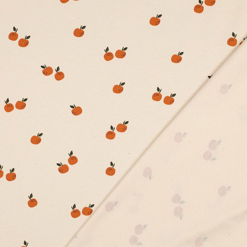 GOTS Bavlněný žerzej Pomeranče | Poppy Fabrics – světle béžová/karamelová,  image number 4