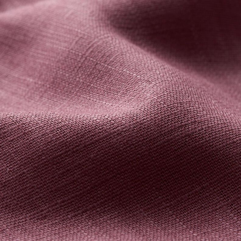 Lněná látka Ramie mix medium – tmavě starorůžová, image number 2