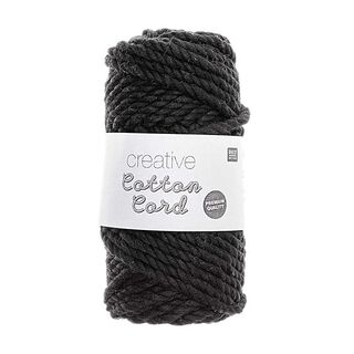 Creative Cotton Cord [5mm] | Rico Design – černá, 