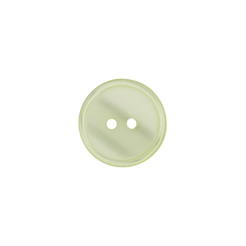 Polyesterový knoflík 2dírkový  – pastelově zelená,  image number 1