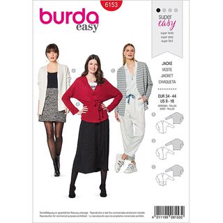 Kardigan, Burda 6153 | 34-44, 