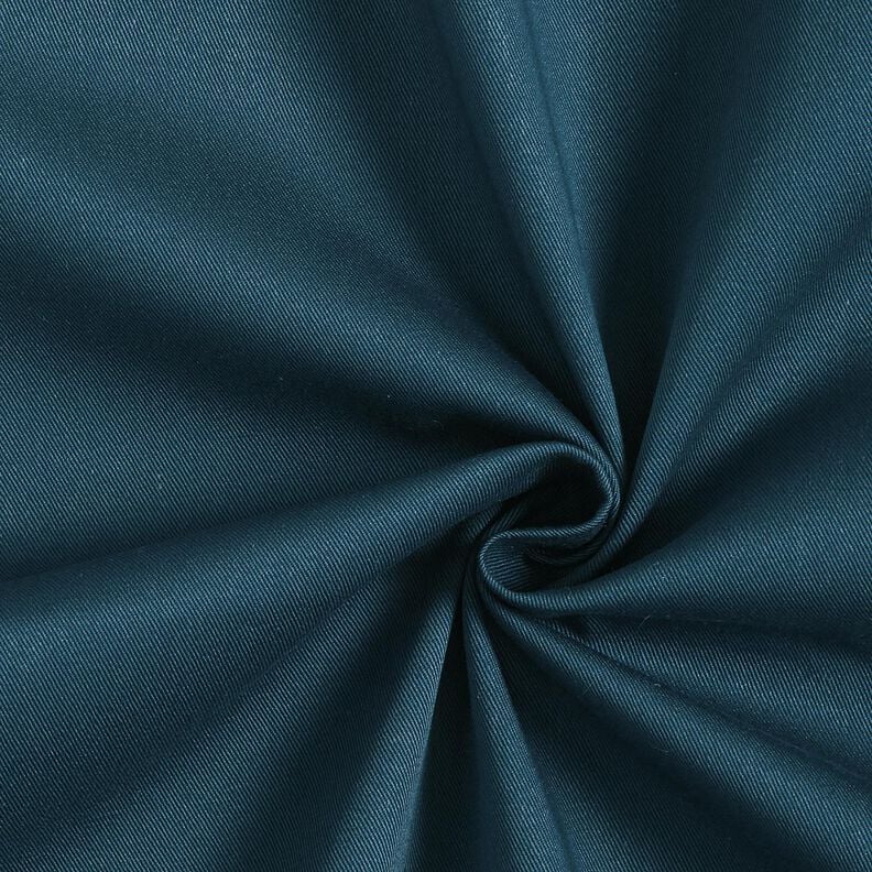 Bavlněný kepr Jednobarevné provedení – petrolejová,  image number 1