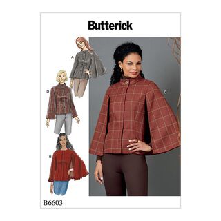 Pelerína, Butterick 6603 | 40 - 48, 