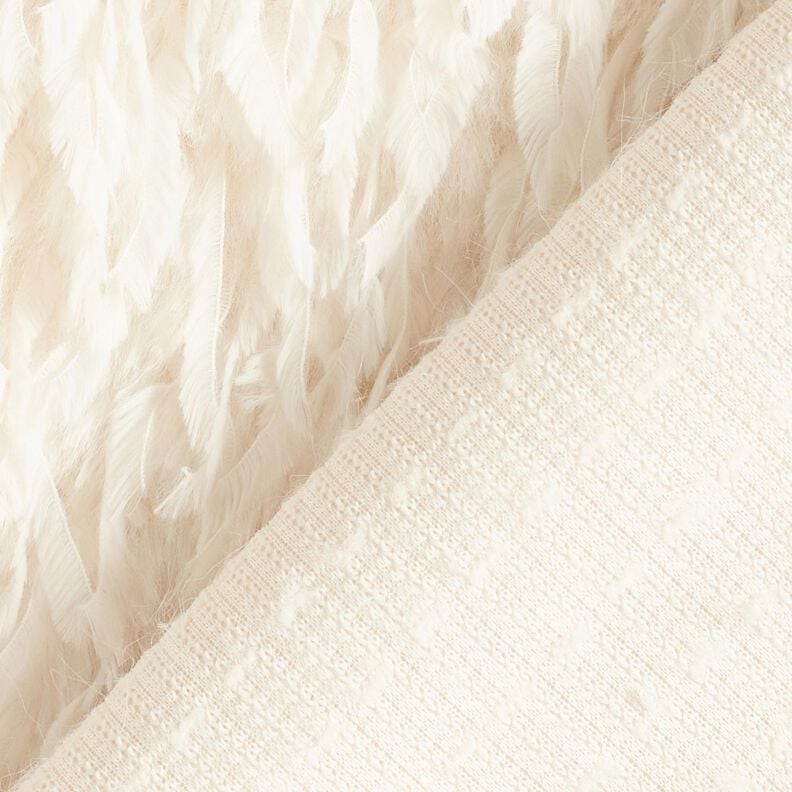 Umělá kožešina Jednobarevná péřová tkanina | Katia Fabrics – bílá,  image number 5