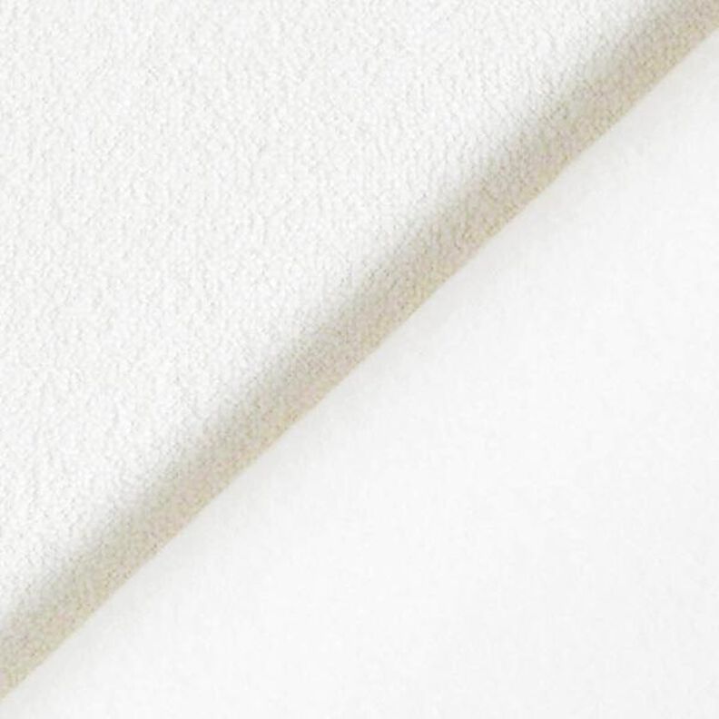 Bavlna Teplákovina Terry Fleece – vlněná bílá,  image number 3