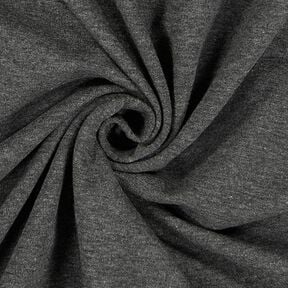 Lehké francouzské froté melírované – antracitová, 