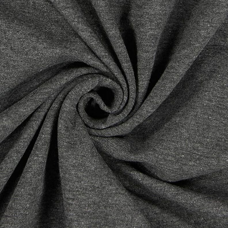 Lehké francouzské froté melírované – antracitová,  image number 2