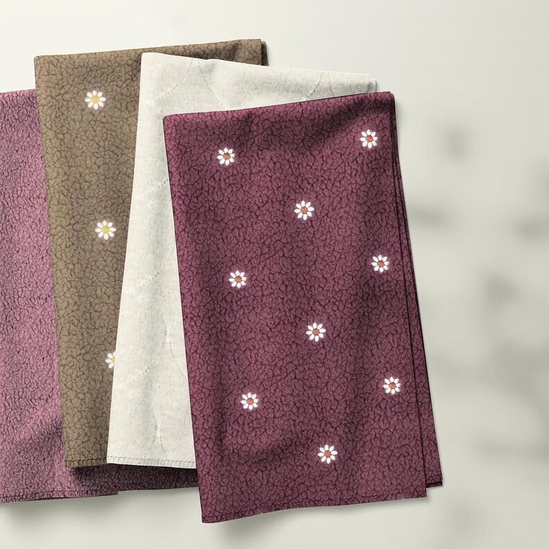 Umělá kožešina Vzor se srdíčky | Poppy Fabrics – tmavě starorůžová, image number 7
