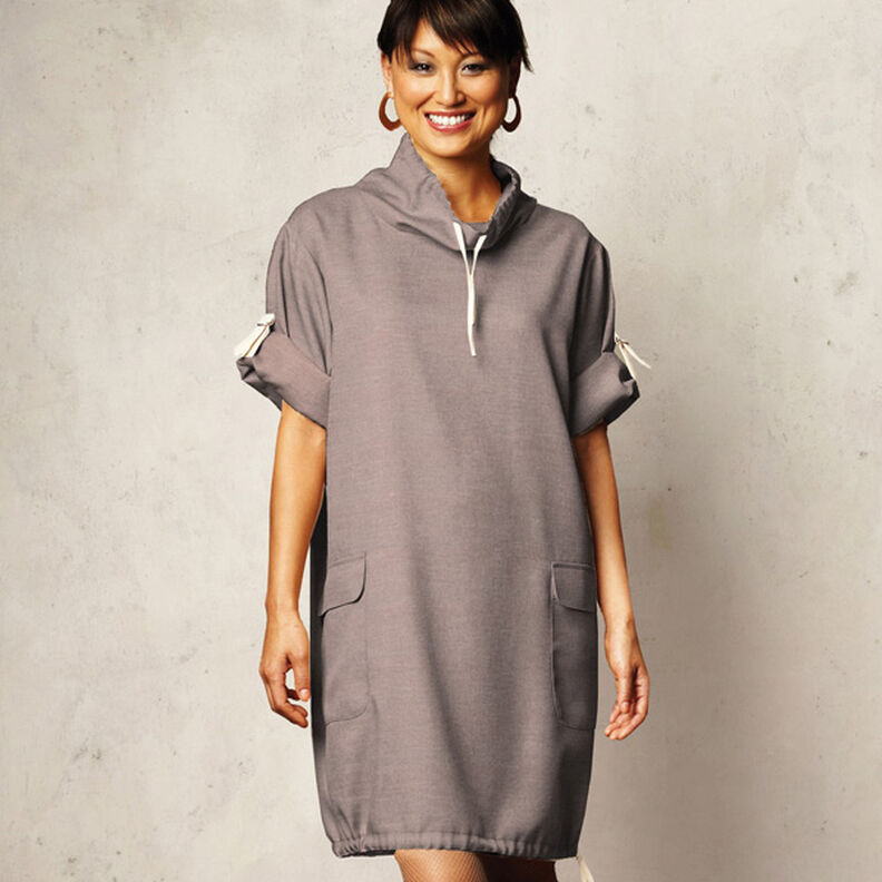 Lehké francouzské froté jednobarevné – taupe,  image number 9