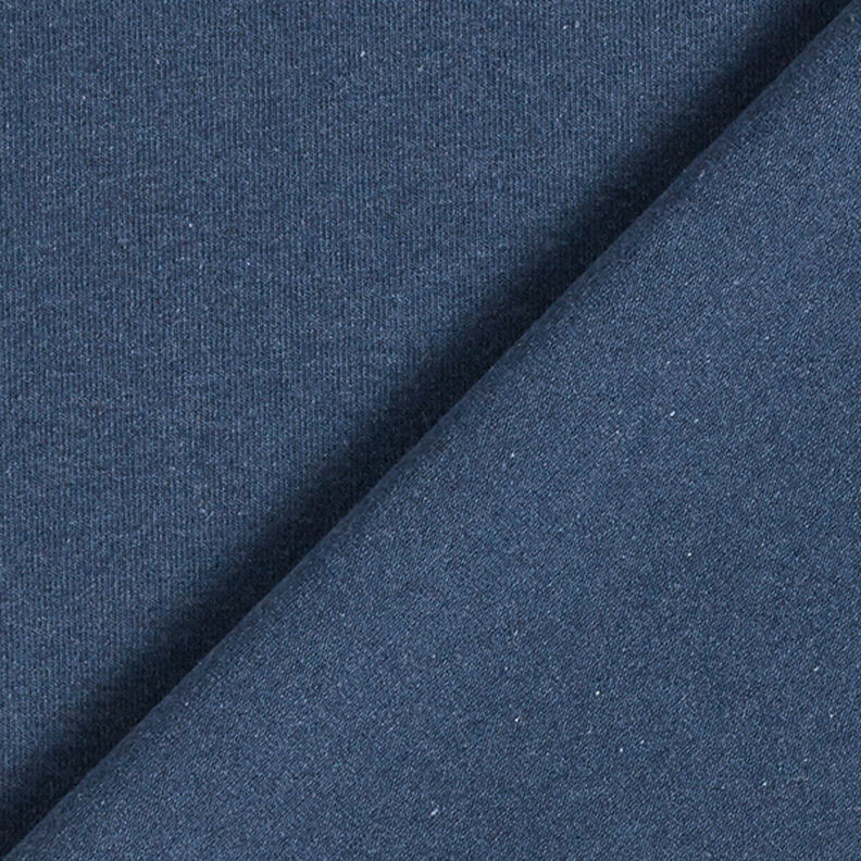 Recyklovaný žerzej ze směsi s bavlnou – džínově modrá,  image number 3