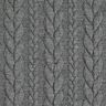Žakárové žerzejové kloké Copánkový vzor – tmavě šedá,  thumbnail number 1