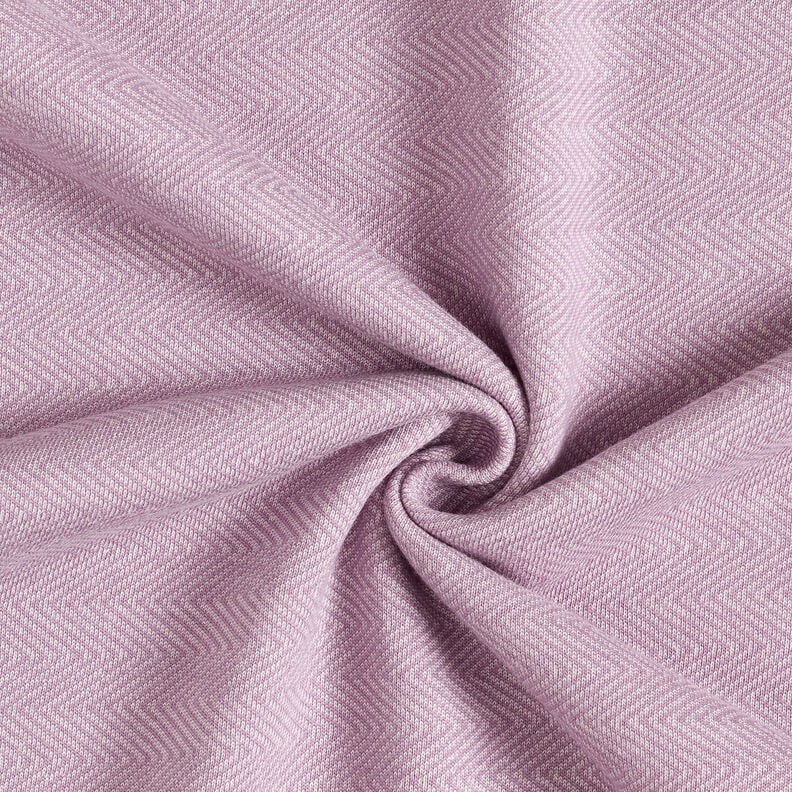 Wintersweat vodorovné pruhy – levandulová/bílá,  image number 3