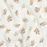 Mušelín / dvojitá mačkaná tkanina Větvičky | Poppy Fabrics – slonová kost/mocca,  thumbnail number 2