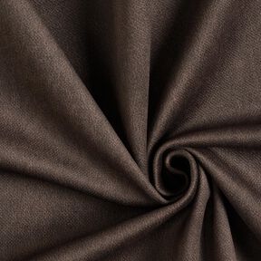 Čalounická látka Sametový vzhled – černohnědá, 