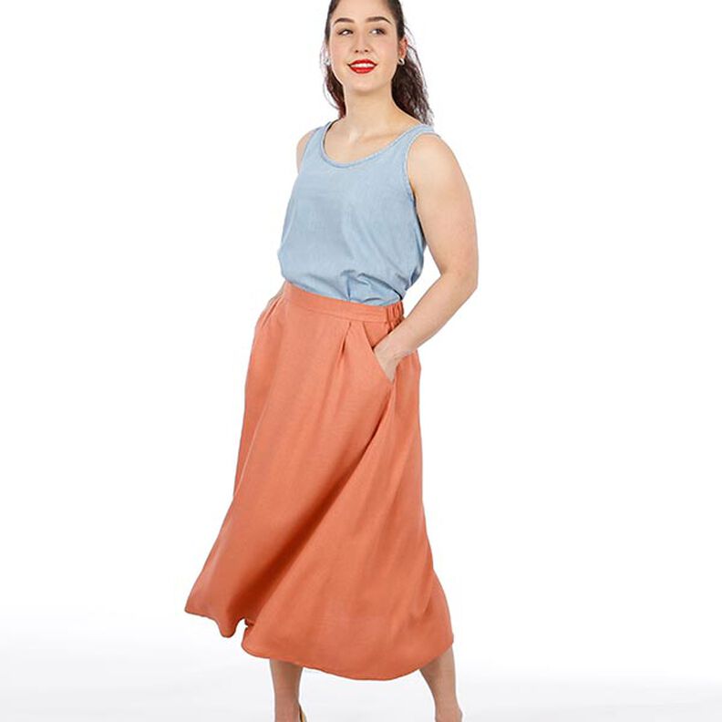 FRAU CARRY – široká sukně s elastickým pasem vzadu, Studio Schnittreif  | XS -  XXL,  image number 2
