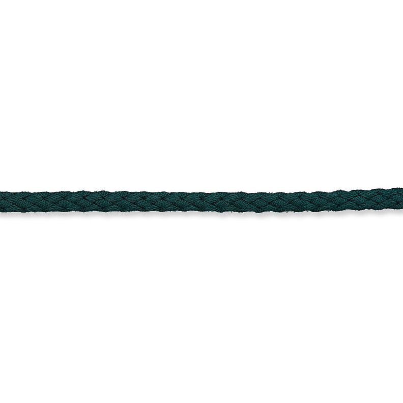 Bavlněná šňůrka [Ø 5 mm] – tmavě zelená,  image number 2
