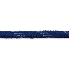 Šňůrka Lurex [Ø 7 mm] – namornicka modr, 