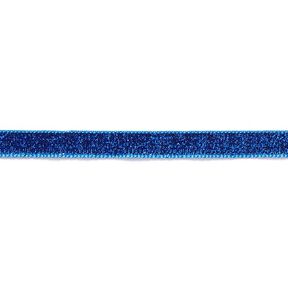 Sametová stužka Metalický [10 mm] – královská modr, 