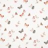Mušelín / dvojitá mačkaná tkanina Krásní motýly digitální potisk | Poppy Fabrics – slonová,  thumbnail number 1