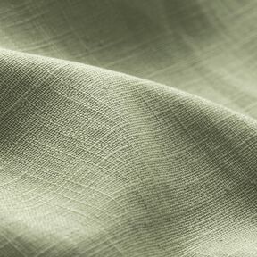 Lněná látka Ramie mix medium – rákosove zelená, 