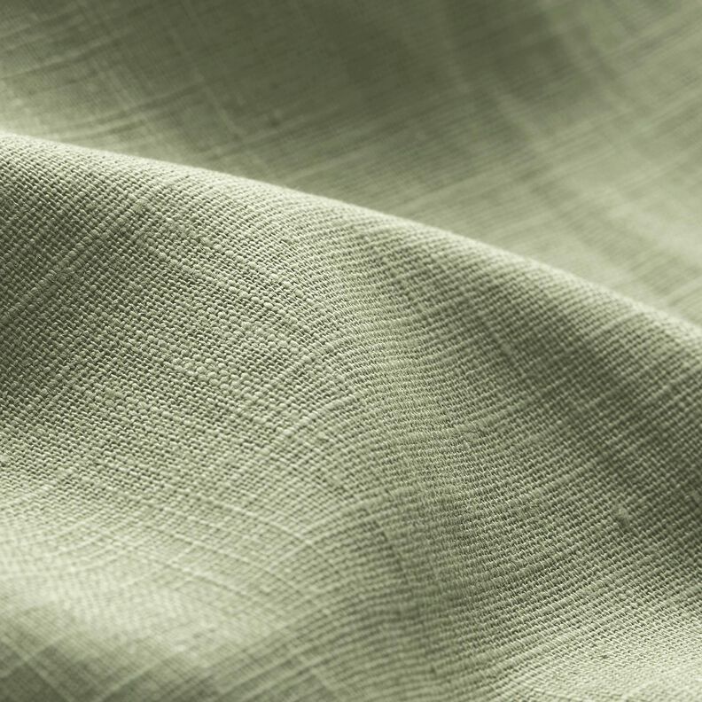 Lněná látka Ramie mix medium – rákosove zelená,  image number 2