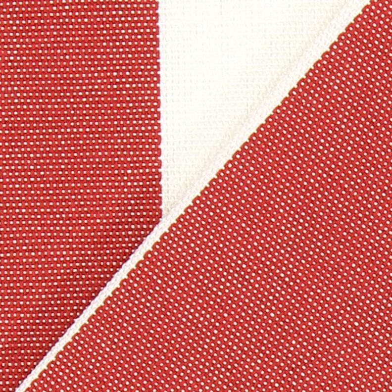 Látka na markýzy Toldo s proužky – bílá/karmínově červená,  image number 3