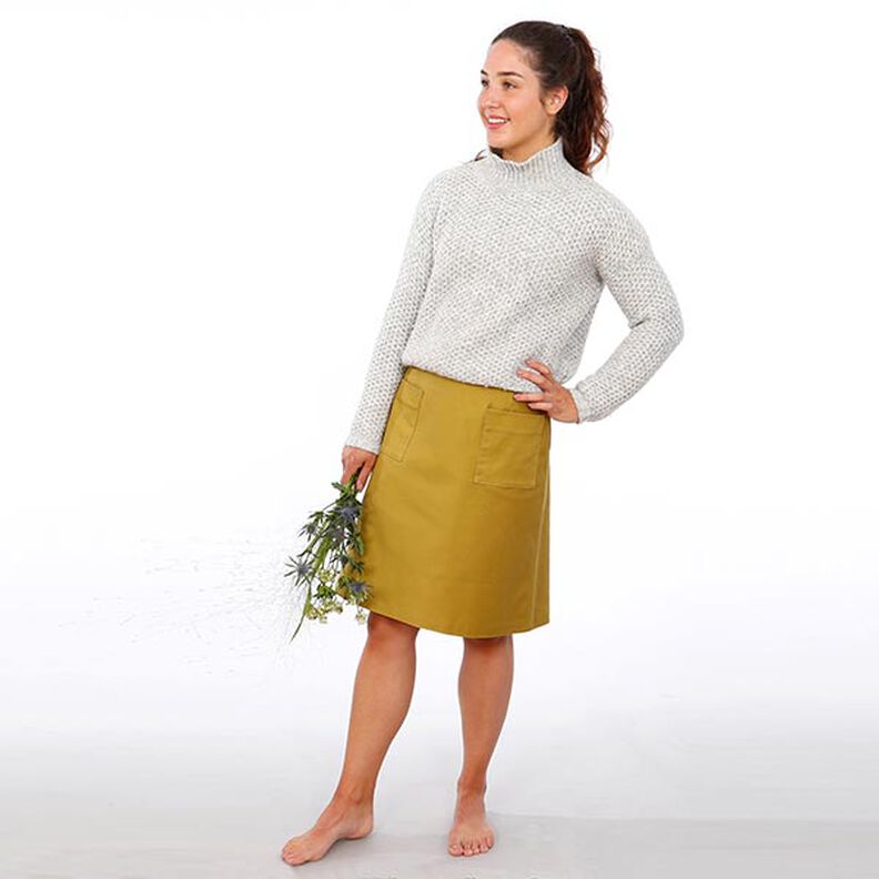 WOMAN INA – jednoduchá sukně s nakládanými kapsami, Studio Schnittreif  | XS -  XXL,  image number 2