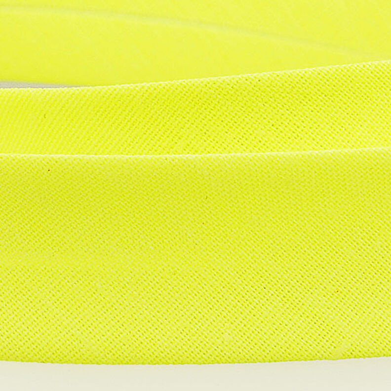 Šikmý proužek Polycotton [20 mm] – žlutá neonová,  image number 2