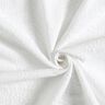 Mušelín / dvojitá mačkaná tkanina Květinový úponek tón v tónu – bílá,  thumbnail number 3