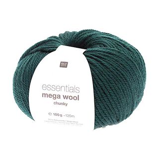 Essentials Mega Wool chunky | Rico Design – tmavě zelená, 