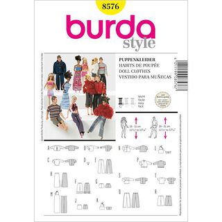 Oblečení pro panenky, Burda 8576, 