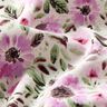 Bavlněný popelín s mořem květin – pastelově fialová/bílá,  thumbnail number 2