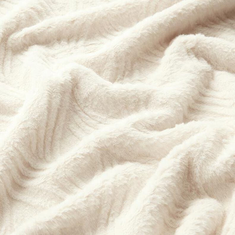 Umělá kožešina Vlnovky – vlněná bílá,  image number 2