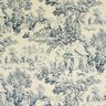Toile de Jouy – ocelová modr,  thumbnail number 1