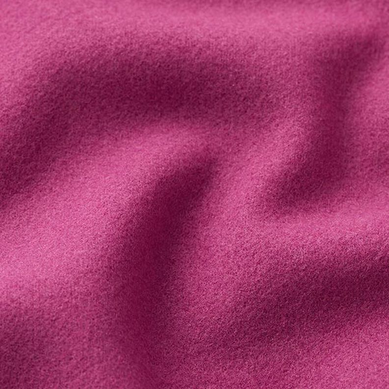 Kabátová tkanina z recyklovaného polyesteru – purpurová,  image number 2