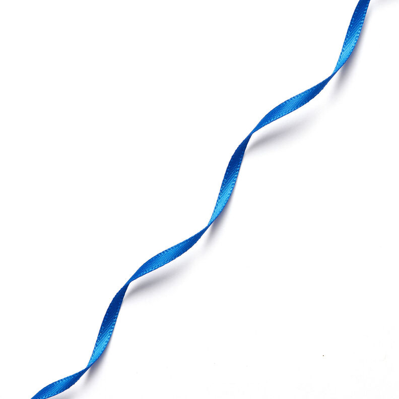 Saténová stuha [3 mm] – královská modr,  image number 2