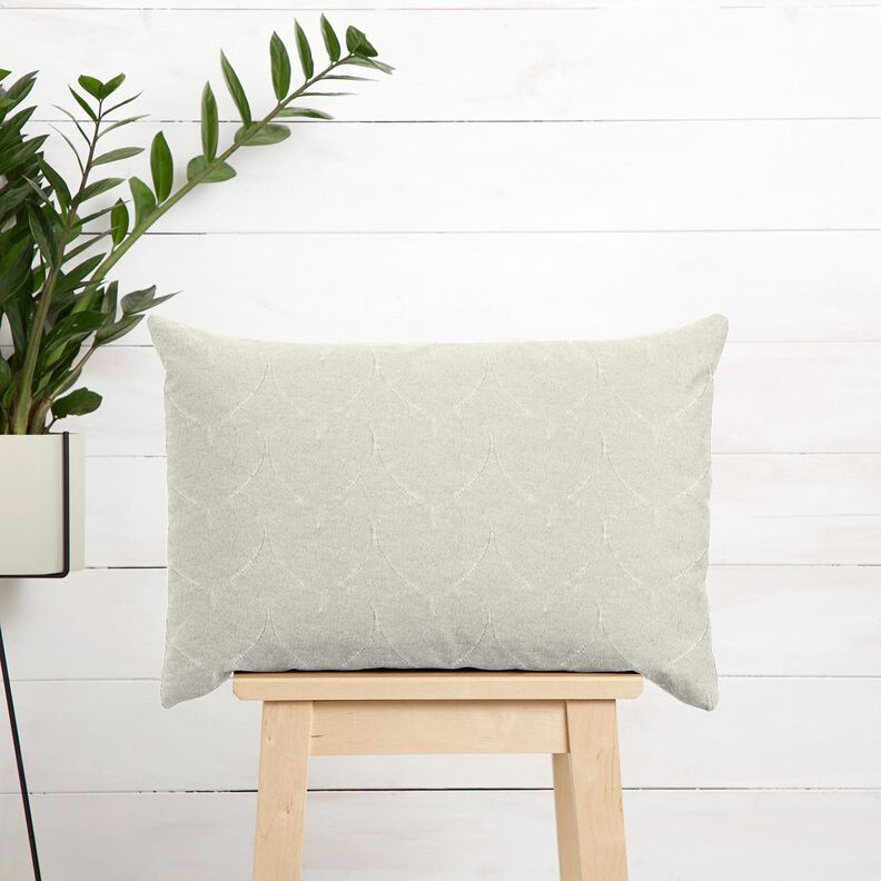Umělá kožešina Vzor se srdíčky | Poppy Fabrics – vlněná bílá, image number 6