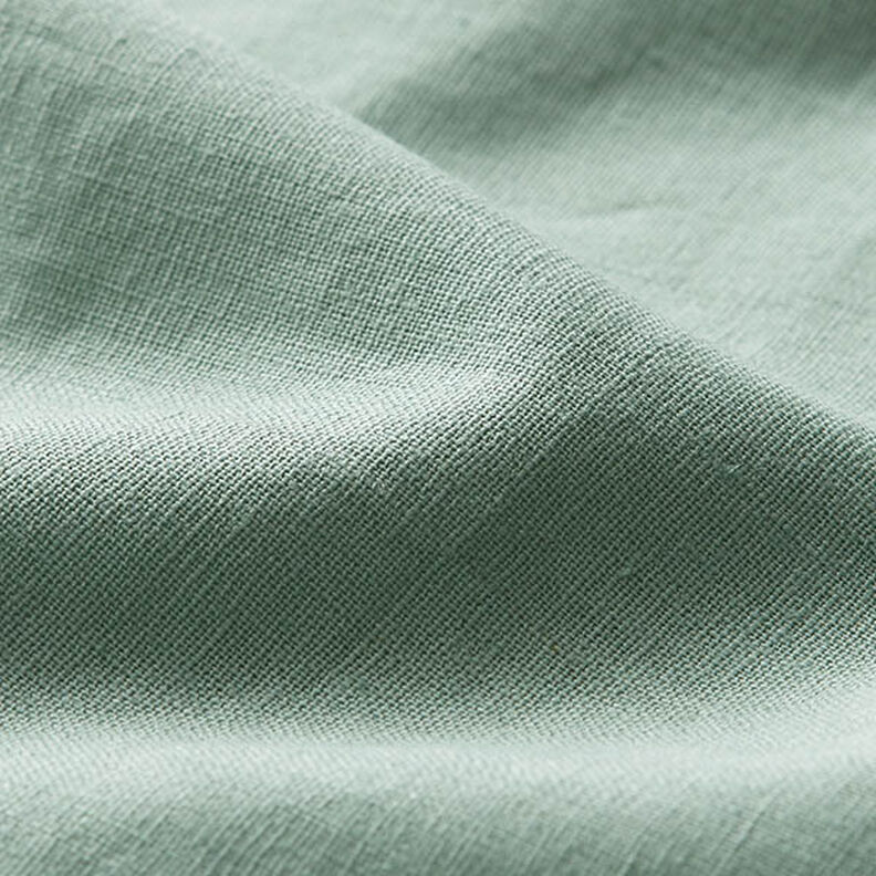 Směs lnu a bavlny Jednobarevné provedení – rákosove zelená,  image number 2