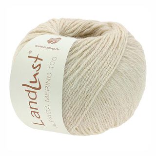 LANDLUST Alpaca Merino 100, 50g | Lana Grossa – světle béžová, 