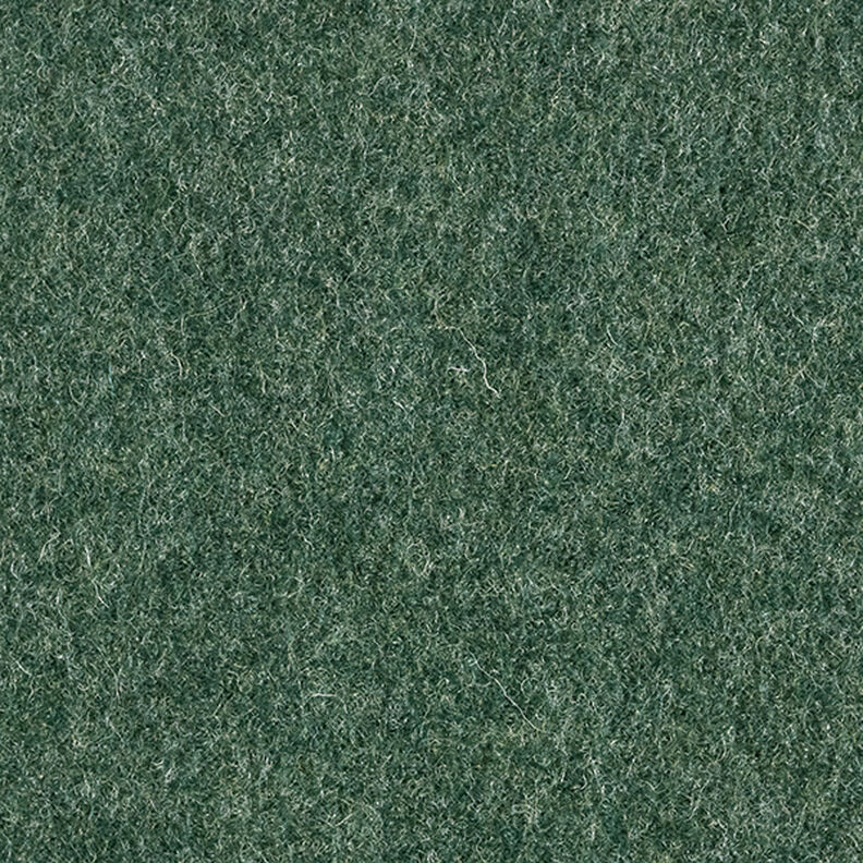 Valchovaný vlněný loden Melír – tmavě zelená,  image number 5