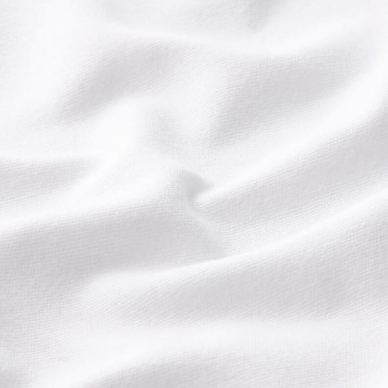 Bavlněný flanel Jednobarevné provedení – bílá,  image number 3